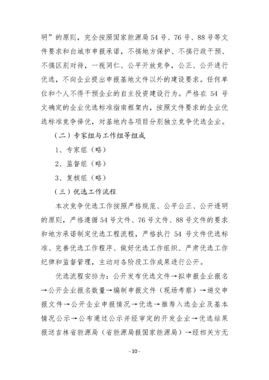 白城领跑者优选方案出炉