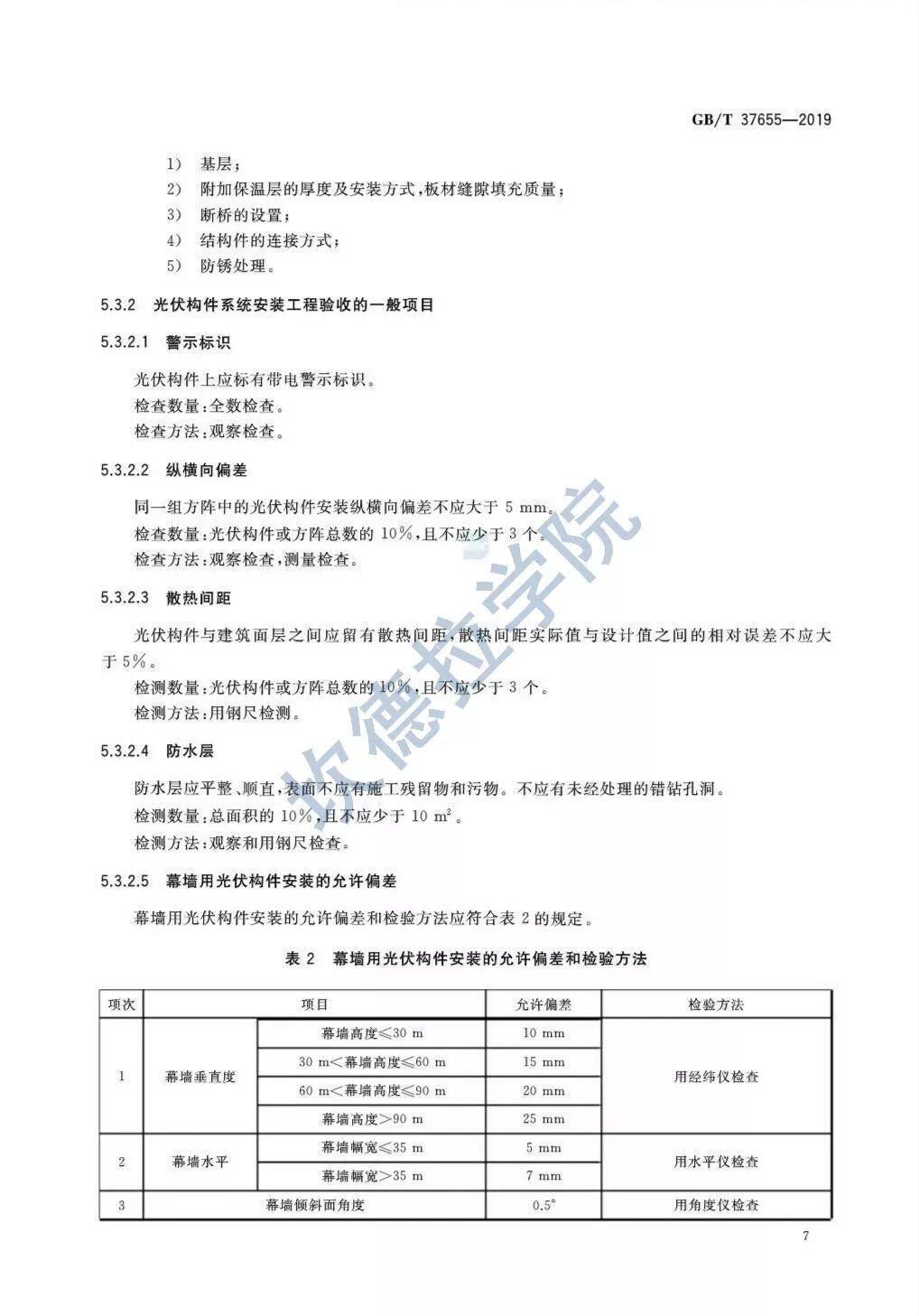 【规范图书馆】光伏与建筑一体化发电系统验收规范