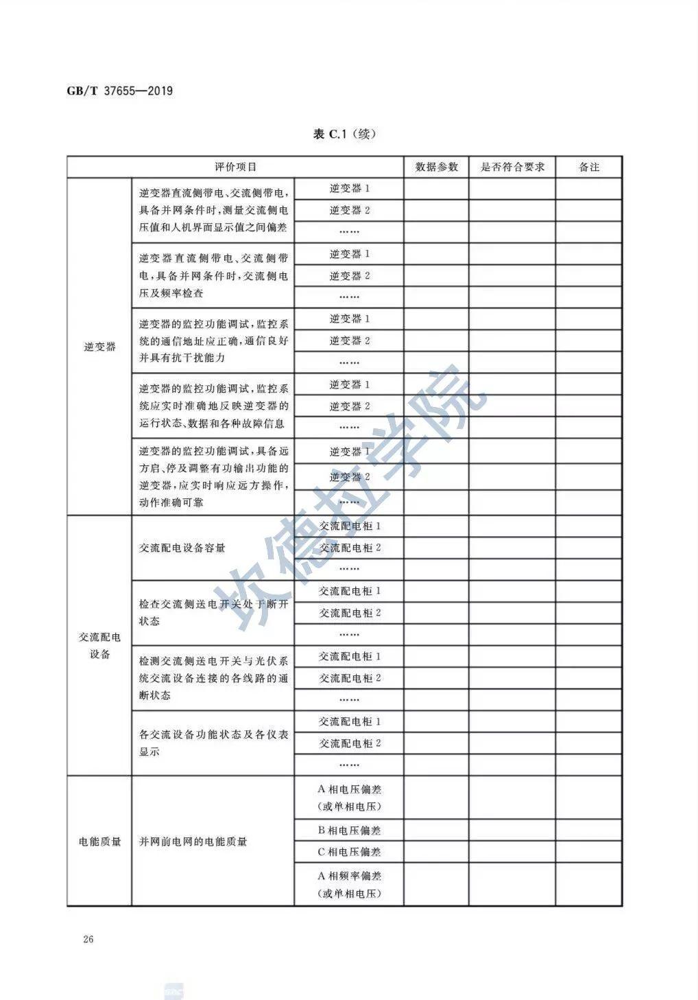 【规范图书馆】光伏与建筑一体化发电系统验收规范